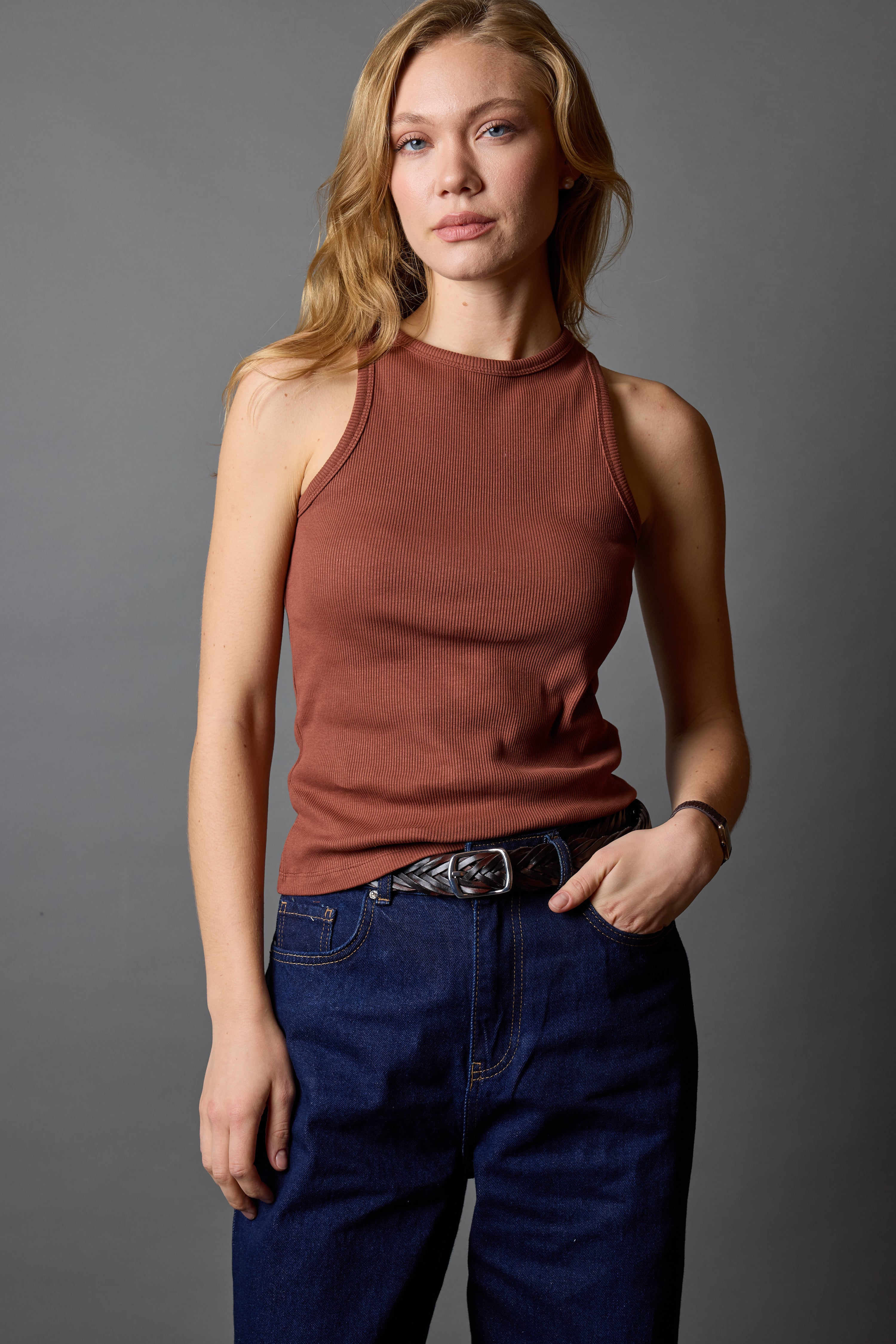 HALTER YAKA CROP TOP TARÇIN