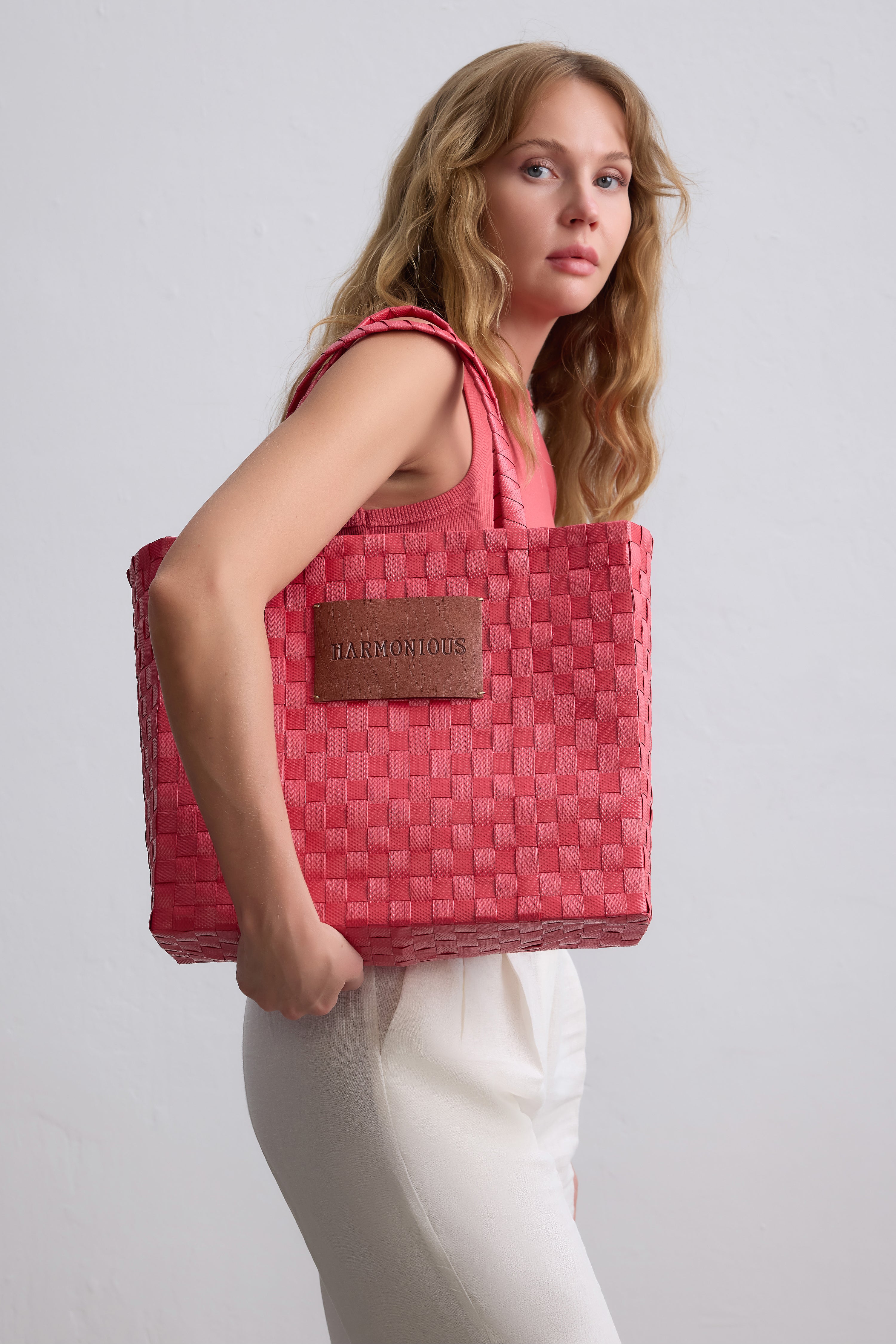 Örgü Red Tote Bag