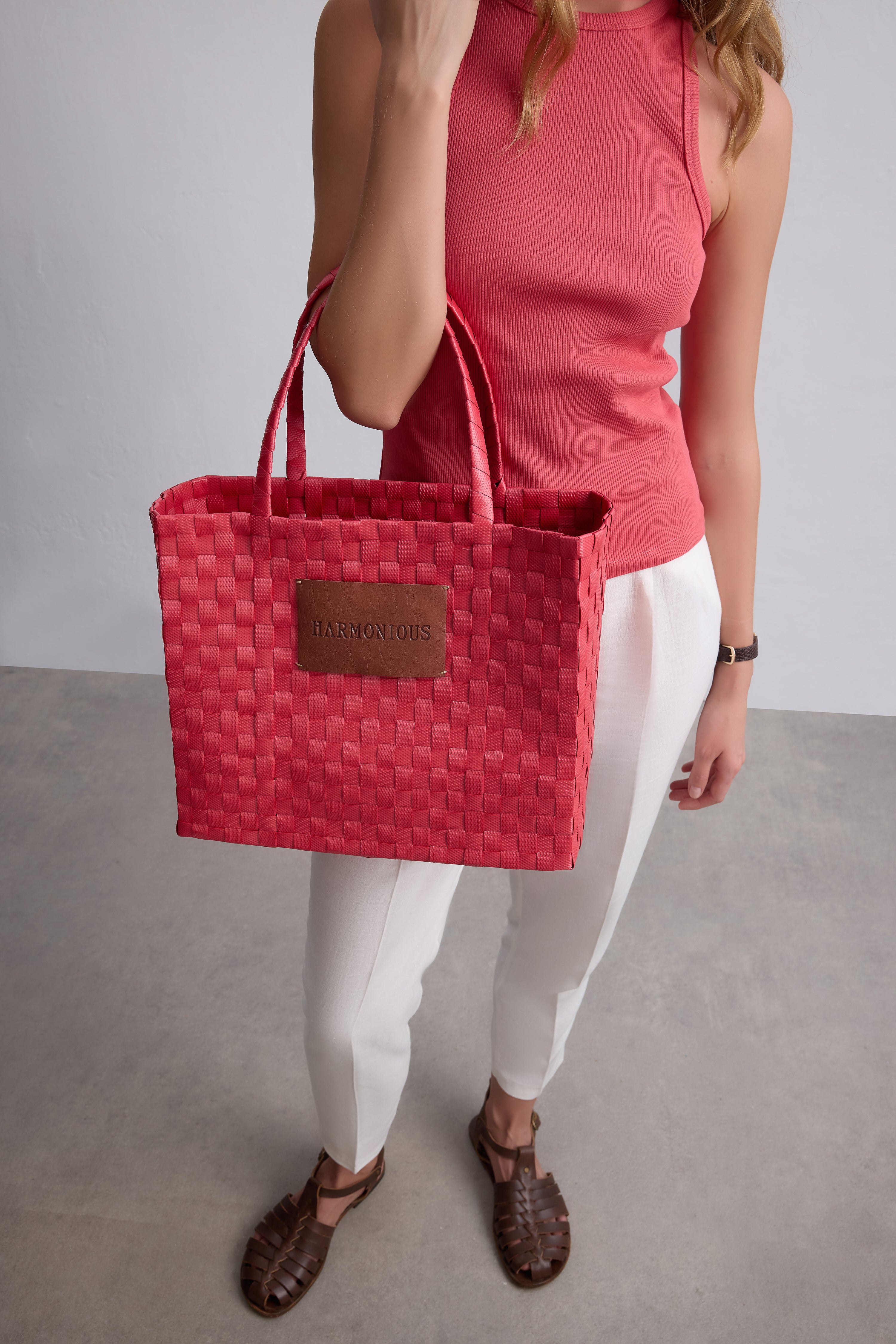 Örgü Red Tote Bag