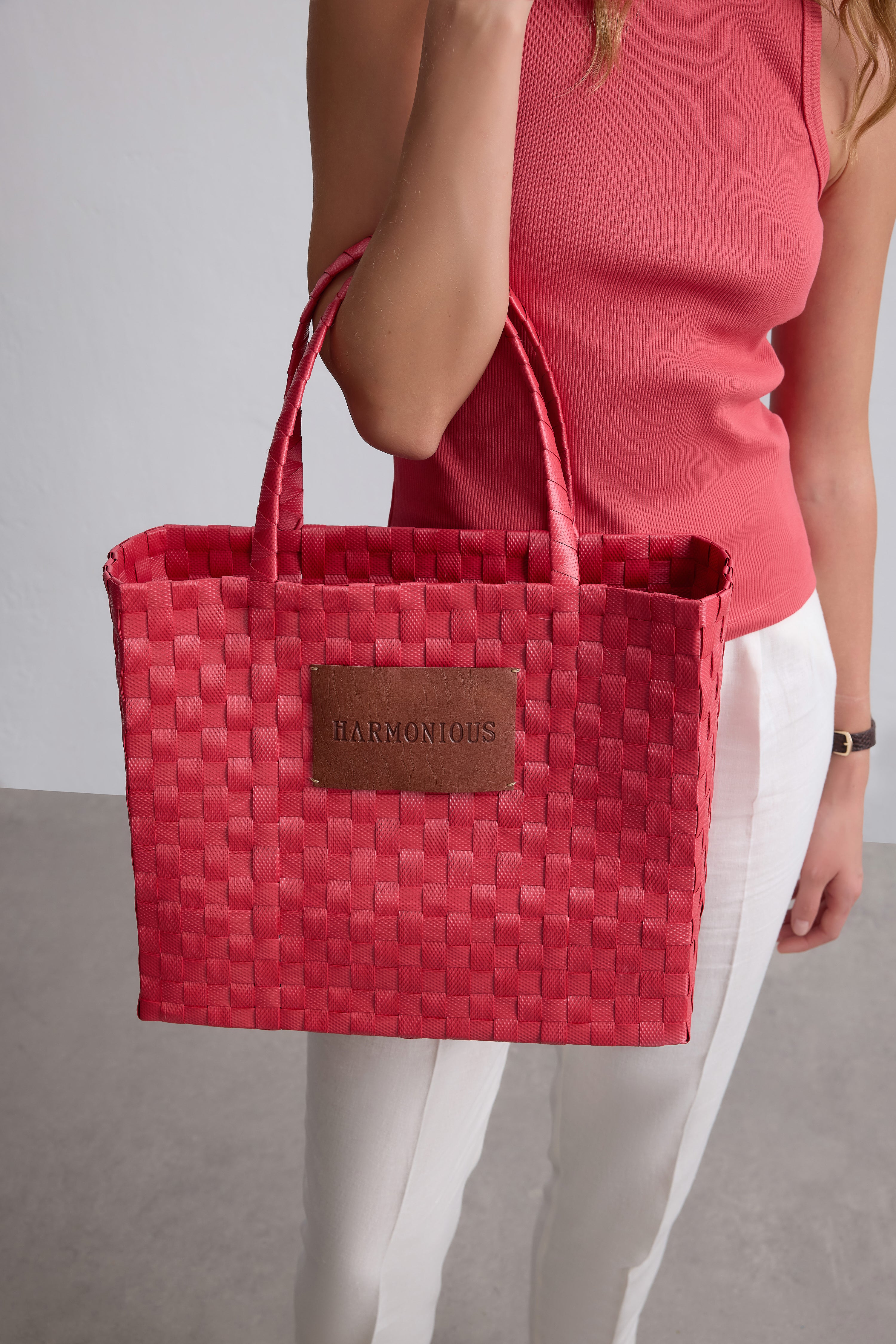 Örgü Red Tote Bag