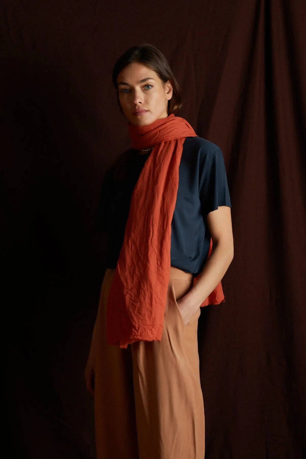 Soleil Rouge Organik Pamuk Handmade al HARMONIOUS